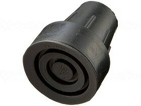 大きなつえ先ゴム/黒/16φ ケイ・ホスピア AA0073