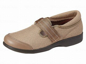 らくらくL019/ベージュ/22.5 ムーンスター L019