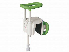 ユニットバス対応浴槽手すりUST-130UBショート/グリーン/- アロン化成 536-642