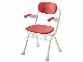 楽らく開閉シャワーベンチ　Sフィット/レッド/- アロン化成 536090