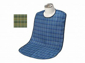 ソフラピレン エプロン チェック 2WAYタイプ/グリーン/- 竹虎 102282