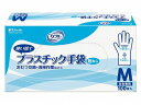 リフレ プラスチック手袋 粉なし/ケース/M リブドゥ 92116→90377