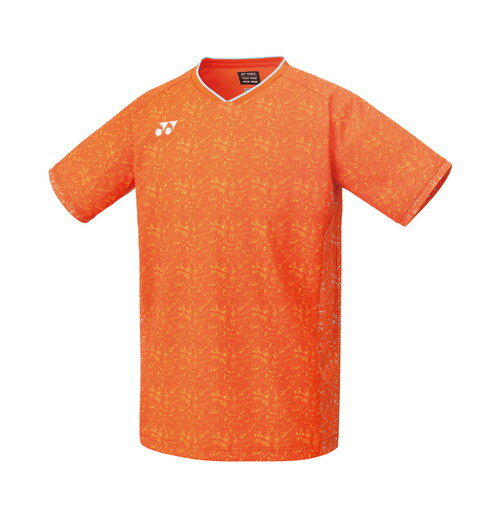 ヨネックス YONEX テニス・バドミントン ウエア（メンズ） メンズゲームシャツ（フィットスタイル） オレンジ(005) O 10480