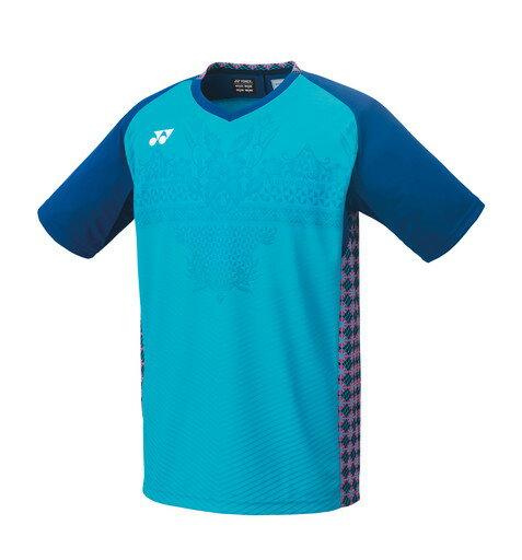 ヨネックス YONEX テニス・バドミントン ウエア（メンズ） メンズゲームシャツ（フィットスタイル） タ－コイズ(161) S 10445