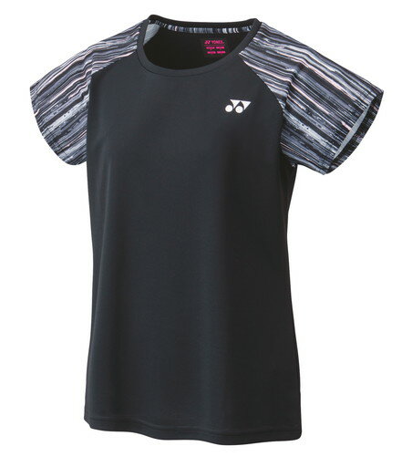 ヨネックス YONEX テニス・バドミントン ウエア（ウィメンズ） ウィメンズドライTシャツ ブラック(007) XO 16574