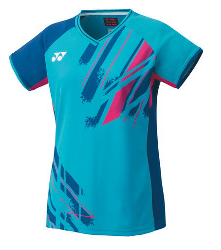 ヨネックス YONEX テニス・バドミントン ウエア（ウィメンズ） ウィメンズゲームシャツ タ−コイズ(161) XO 20640