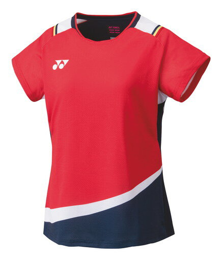 ヨネックス YONEX テニス・バドミントン ウエア（ウィメンズ） ウィメンズゲームシャツ ルビーレッド(338) M 20685
