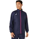 アシックス asics 裏トリコットウインドブレーカージャケット ピーコートxピンクグロー(401) 2XL 2031D535