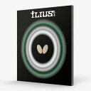 バタフライ BUTTERFLY 卓球 ラバー イリウスS ブラック(278) ゴクウス 00450