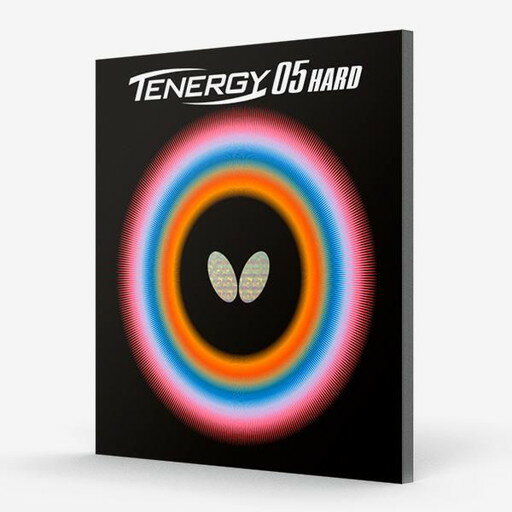 【メール便発送品】バタフライ BUTTERFLY 卓球 ラバー テナジー05ハード ブラック(278) トクアツ 06030
