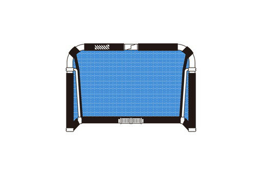 【直送品】フットボールギア クレイジーゴールミディアム 110×75 BLU MGX-1175(沖縄・離島・北海道配送不可)
