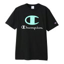 チャンピオン Champion スポーツ・アウトドア ウェア(メンズ・ユニ) SHORT SLEEVE T-S ブラック(090) M C3-T307 部活動 クラブ活動(4)