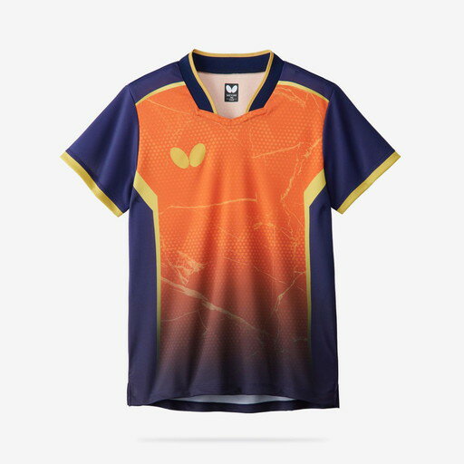 バタフライ Butterfly 卓球 エリスター10・シャツ・ジュニア オレンジ(051) 130 46290