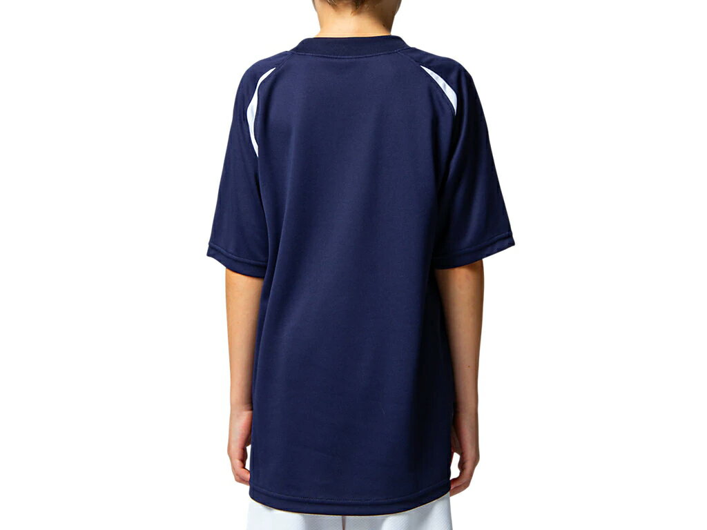 アシックス asics サツカ- ウェア(キッズ) Jr.ゲームシャツ ピーコート(400) 150 2104A014 部活動 クラブ活動セール サッカー 用品 セール