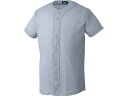 アシックス asics ベースボール SCHOOL GAME SHIRT S/グレー(10) L BAS017