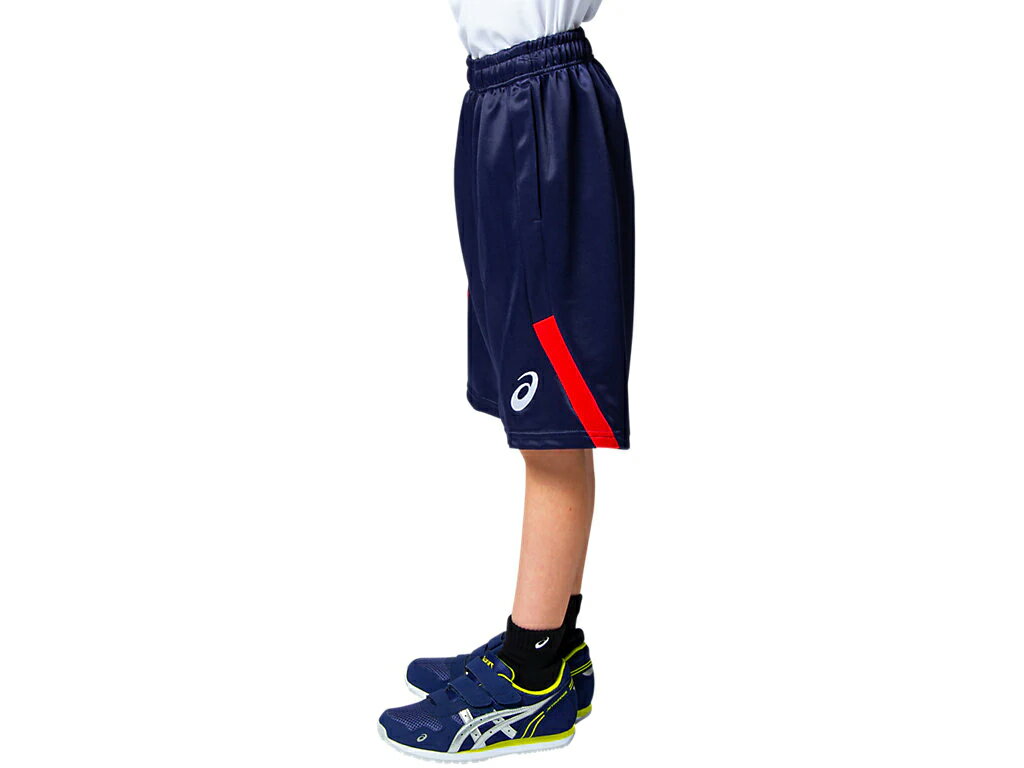 アシックス asics サツカ- ウェア(キッズ) Jr.トレーニングハーフパンツ ピーコート(400) 160 2104A021 部活動 クラブ活動ネット通販 サッカー 用品 セール