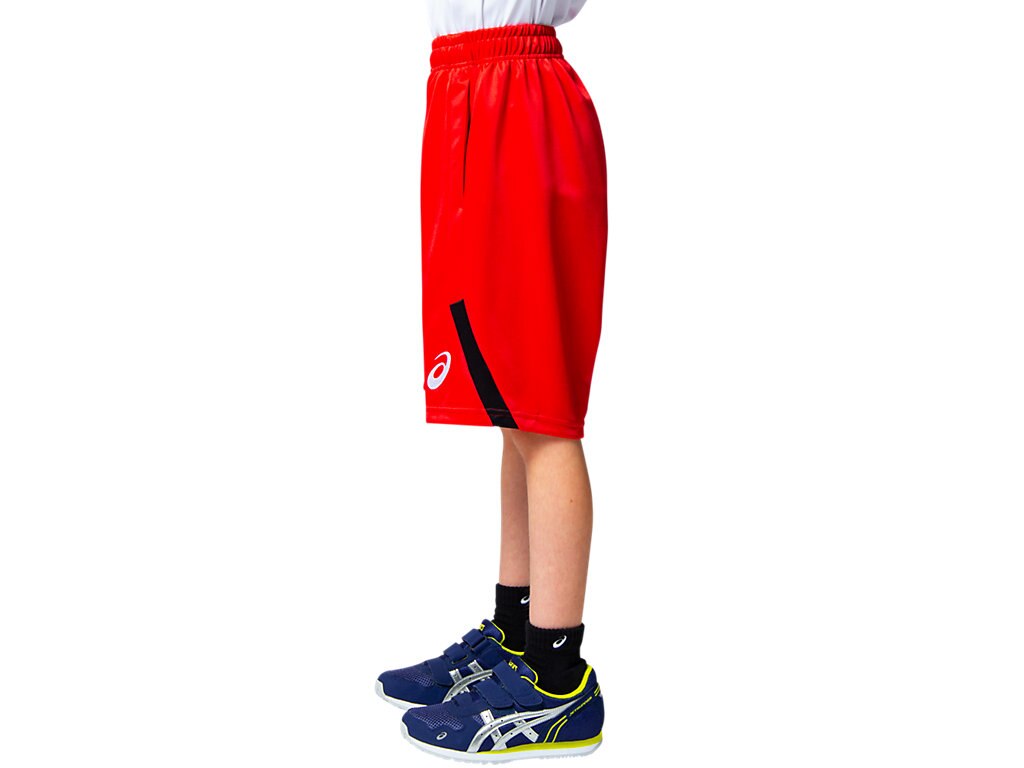 アシックス asics サツカ- ウェア(キッズ) Jr.トレーニングハーフパンツ クラシックレッド(600) 140 2104A021 部活動 クラブ活動安売り サッカー 用品 セール