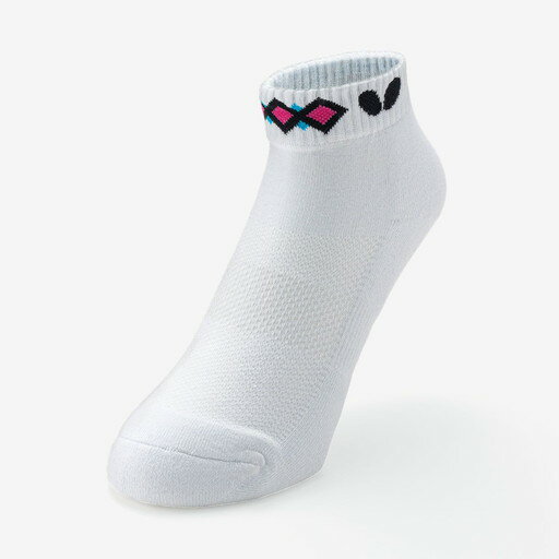 バタフライ BUTTERFLY 卓球 ソックス ステラ・ソックス ホワイトXロゼ(921) O 92440