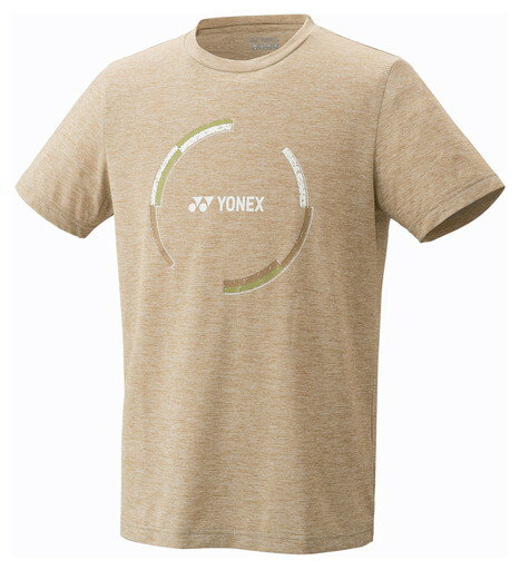 ヨネックス YONEX テニス・バドミントン ユニドライTシャツ(フィットスタイル) サンドベージュ(194) L 16708 ヨネックス YONEX テニス・バドミントン ユニドライTシャツ(フィットスタイル) サンドベージュ(194) L 16708
