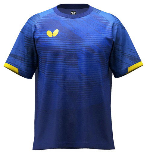 バタフライ Butterfly 卓球 エリスター11・Tシャツ ブルー(177) S 46530