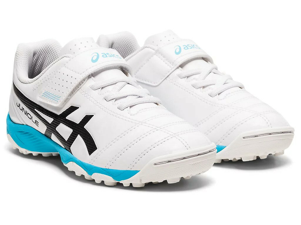アシックス asics サツカ- シューズ（キッズ） JUNIOLE 5 TF W/BK(102) 20.5 1104A009 運動靴 ウォーキング 通学 通勤 部活動　クラブ活動