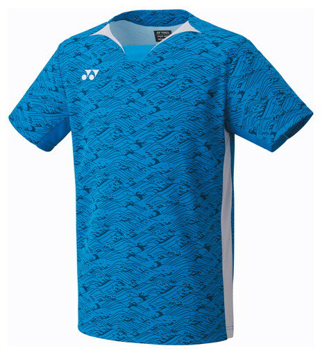 ヨネックス YONEX テニス・バドミントン メンズゲームシャツ(フィットスタイル) ブルー(002) L 10613 ヨネックス YONEX テニス・バドミントン メンズゲームシャツ(フィットスタイル) ブルー(002) L 10613