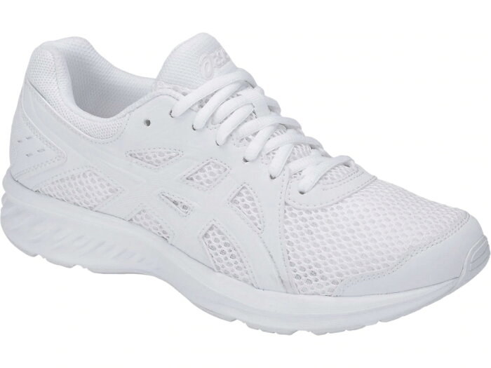 アシックス asics ランニング シューズ（レディース） JOLT 2 WHITE/WHITE(100) 22.5 1012A188 運動靴 ウォーキング 通学 通勤 部活動　クラブ活動