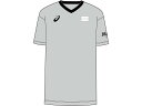 【メール便発送品】アシックス asics バスケツト レフリーシャツ ミツドグレー(021) 2XL 2063A233 ウエア 部活動　クラブ活動