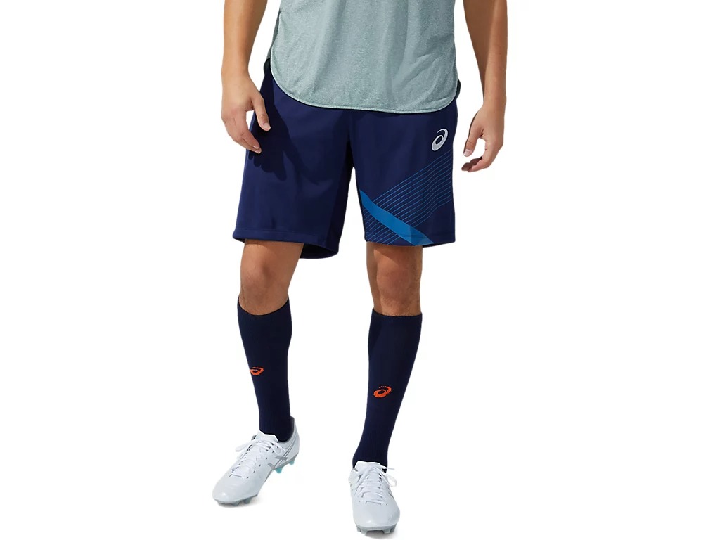【メール便発送品】アシックス asics サツカ- プラクティスショーツ ピーコート(400) 2XL 2101A128 ウエア 部活動　クラブ活動