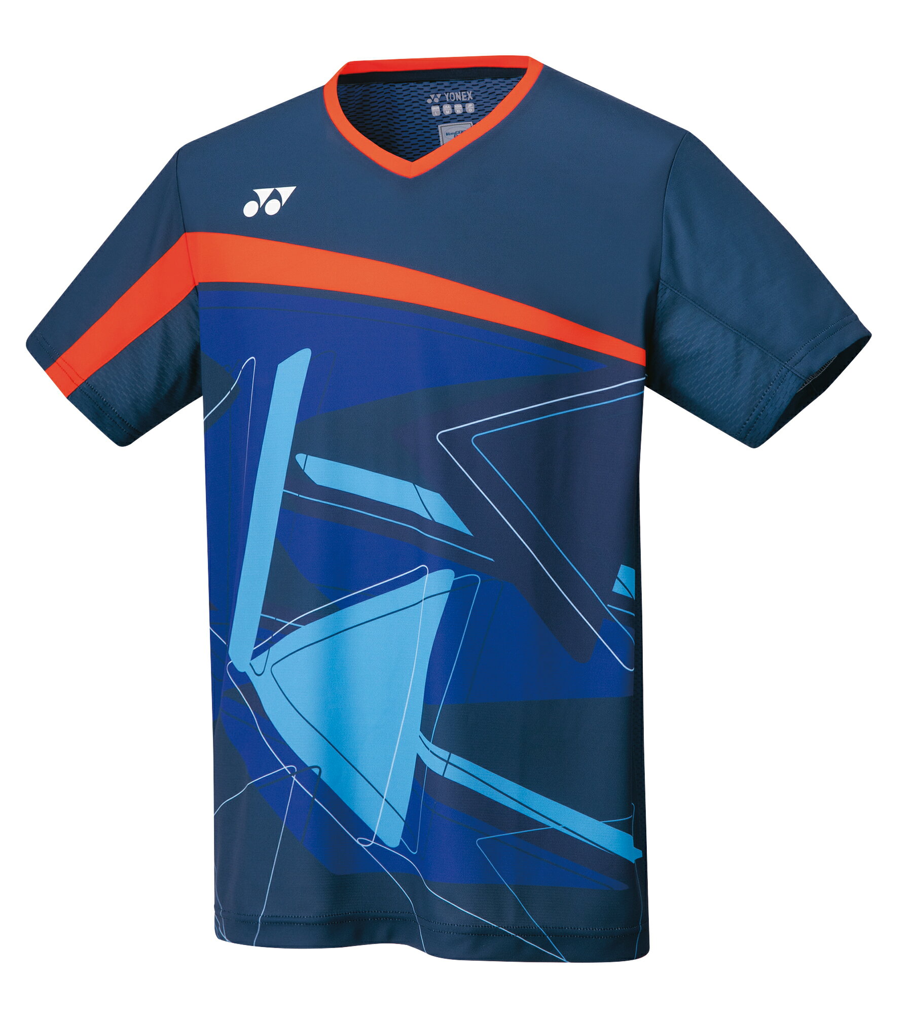 【メール便発送品】ヨネックス YONEX テニス・バドミントン ウエア（メンズ） メンズゲームシャツ（フィットスタイル） インディゴブルー(169) M 10334 部活動　クラブ活動