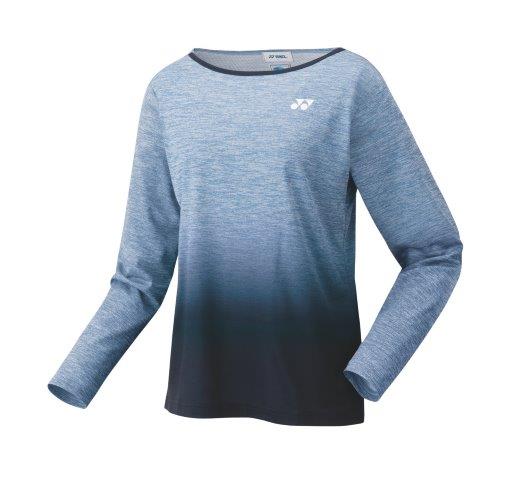 【メール便発送品】ヨネックス YONEX テニス・バドミントン ウエア（ウィメンズ） ウィメンズロングスリーブTシャツ ネイビーブルー(019) L 16543 部活動　クラブ活動