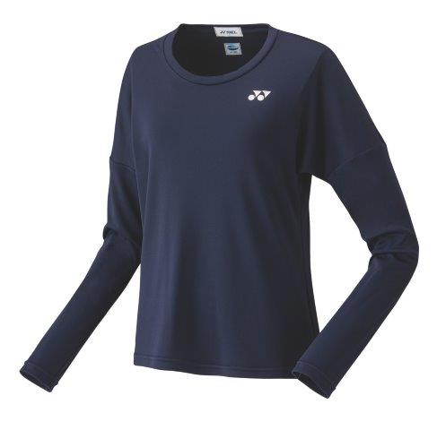 【メール便発送品】ヨネックス YONEX テニス・バドミントン ウエア（ウィメンズ） ウィメンズロングスリーブTシャツ ネイビーブルー(019) S 16545 部活動　クラブ活動