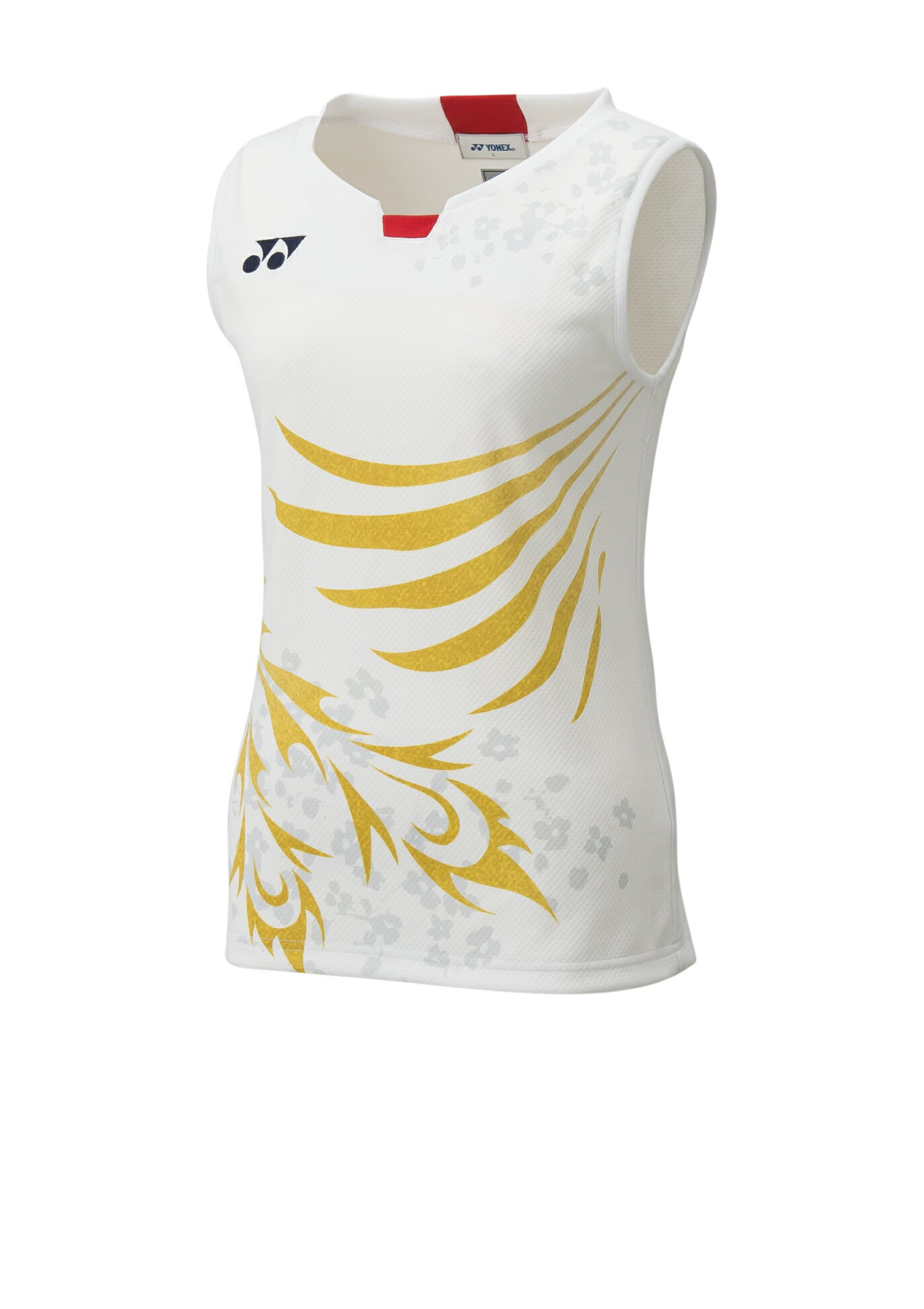 【メール便発送品】ヨネックス YONEX テニス・バドミントン ウエア（ウィメンズ） ウィメンズゲームシャツ（ノースリーブ） ホワイト(011) L 20568 部活動　クラブ活動