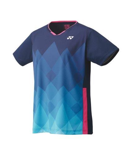 【メール便発送品】ヨネックス YONEX テニス・バドミントン ウエア（ウィメンズ） ウィメンズゲームシャツ（レギュラー） ネイビーブルー(019) M 20622 部活動　クラブ活動