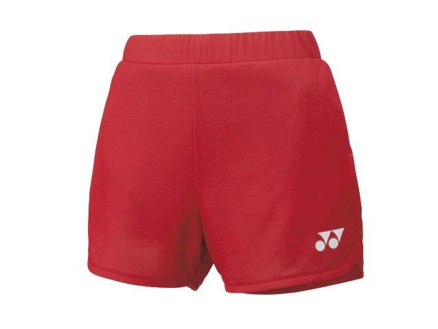 【メール便発送品】ヨネックス YONEX テニス・バドミントン ウエア（ウィメンズ） ウィメンズショートパンツ ルビーレッド(338) L 25047 部活動　クラブ活動