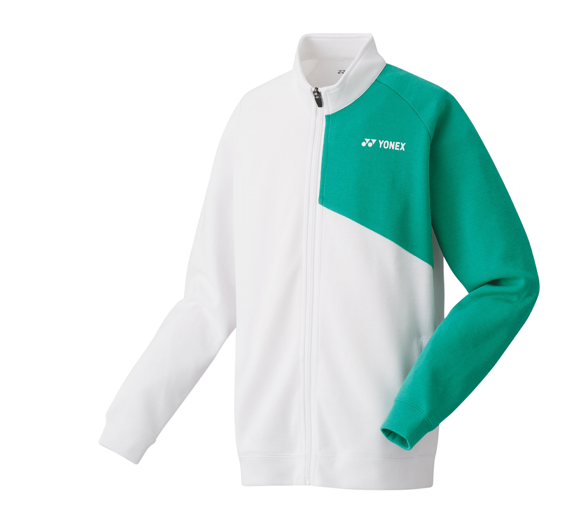 ヨネックス YONEX テニス・バドミントン ウェア（ジュニア） ジュニアニットウォームアップシャツ ホワイト(011) J130 50087J 部活動　クラブ活動