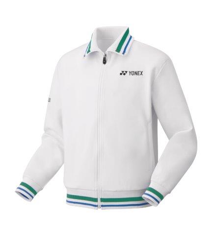 【メール便発送品】ヨネックス YONEX テニス・バドミントン ウエア（メンズ） 75THメンズウォームアップシャツ ホワイト(011) L 50105A 部活動　クラブ活動