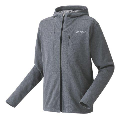 【メール便発送品】ヨネックス YONEX テニス・バドミントン ウエア（ユニ） ユニスウェットパーカー グレー(010) M 50118 部活動　クラブ活動