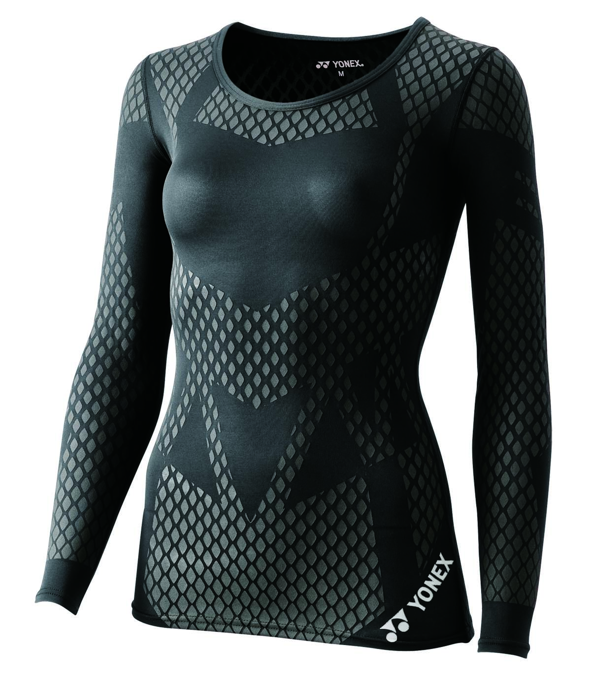 【メール便発送品】ヨネックス YONEX テニス・バドミントン ウエア（ウィメンズ） レディースUネックナガソデシャツ ブラック(007) S STB-A1507 部活動　クラブ活動