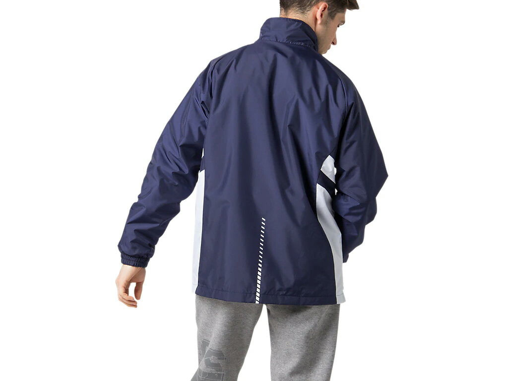 アシックス asics バスケツト ウオームアップジャケット ピーコート/BWH(401) L 2063A072