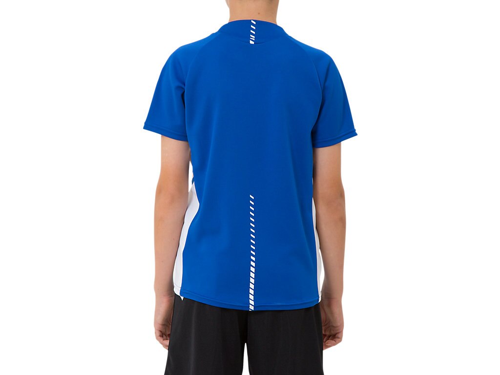 アシックス asics サツカ- ウェア(キッズ) ジュニア ゲームシャツ アシツクスブルー(400) 150 2104A002 部活動 クラブ活動通販セール サッカー 用品 セール