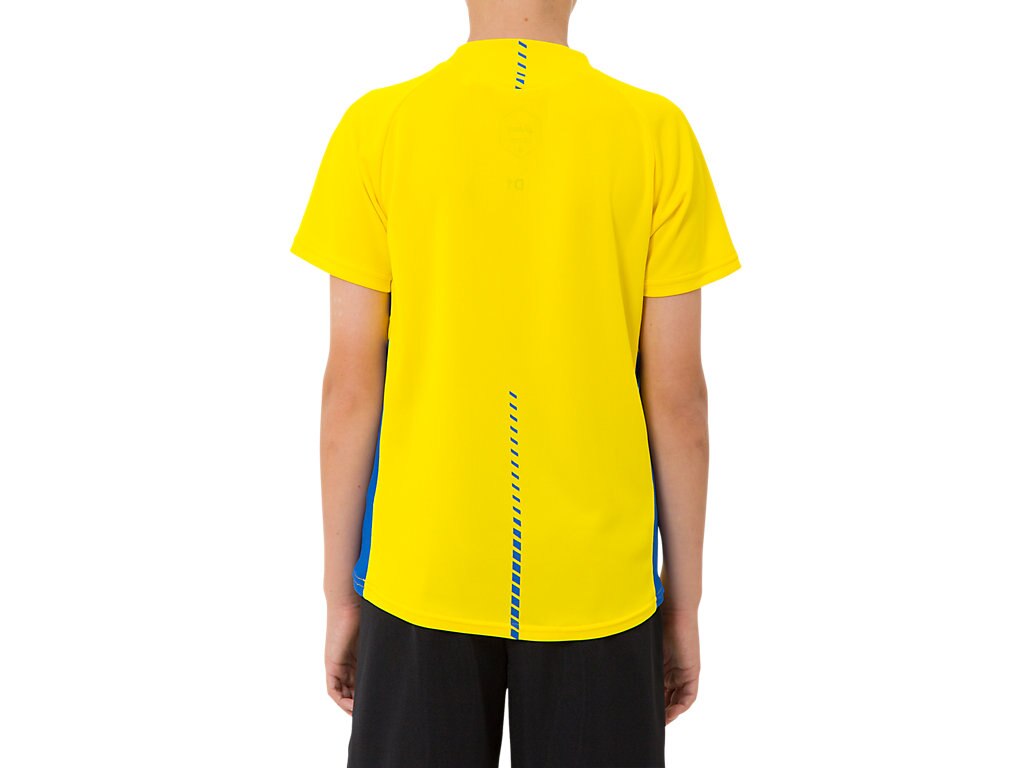 アシックス asics サツカ- ウェア(キッズ) ジュニア ゲームシャツ ブライトイエロー(750) 130 2104A002 部活動 クラブ活動セール サッカー 用品 セール
