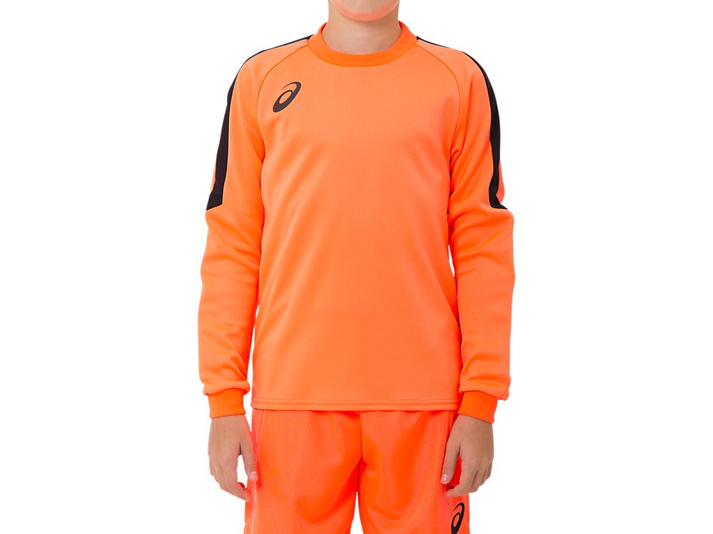 アシックス asics サツカ- ウェア(キッズ) ジュニア GKゲームシャツ フラツシユコーラル(700) 160 2104A006 部活動 クラブ活動通販セール サッカー 用品 セール