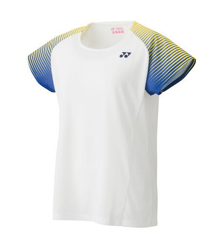 ヨネックス YONEX バドミントン（TOURNAMENT STYLE) ウェア（ウィメンズ） ドライTシャツ ホワイト(011) O 16446 部活動　クラブ活動