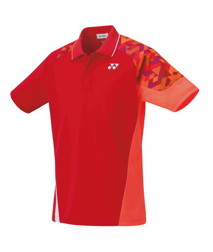 【メール便発送品】ヨネックス YONEX テニス・バドミントン ウエア（ユニ） ユニゲームシャツ サンセットレッド(496) SS 10357 部活動　クラブ活動