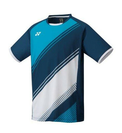 【メール便発送品】ヨネックス YONEX テニス・バドミントン ウエア（メンズ） メンズゲームシャツ（フィットスタイル） デニムネイビー(629) O 10395 部活動　クラブ活動