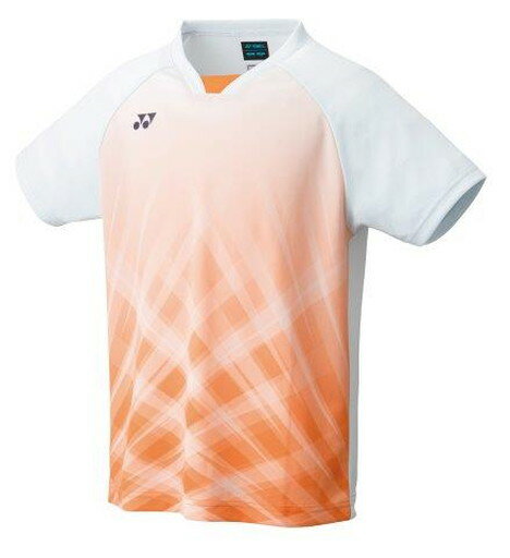 ヨネックス YONEX テニス・バドミントン ウェア（ジュニア） ジュニアゲームシャツ サンシャインオレンジ(488) J140 10419J 部活動　クラブ活動 バドミントン協会認定品