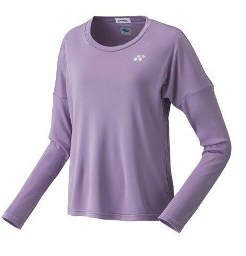 【メール便発送品】ヨネックス YONEX テニス・バドミントン ウエア（ウィメンズ） ウィメンズロングスリーブTシャツ ライトパ-プル(165) O 16545 部活動　クラブ活動