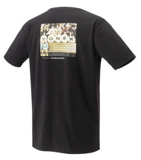 【メール便発送品】ヨネックス YONEX テニス・バドミントン ウエア（ユニ） 75THユニTシャツ ブラック(007) O 16557A 部活動　クラブ活動