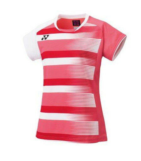 【メール便発送品】ヨネックス YONEX テニス・バドミントン ウエア（ウィメンズ） ウィメンズゲームシャツ コーラルレッド(475) M 20590 部活動　クラブ活動